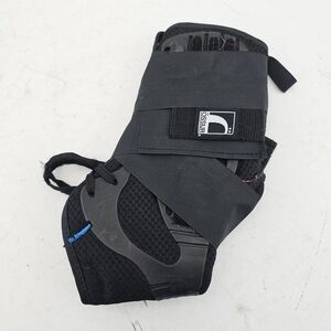 Black Ankle Support with Blue Details